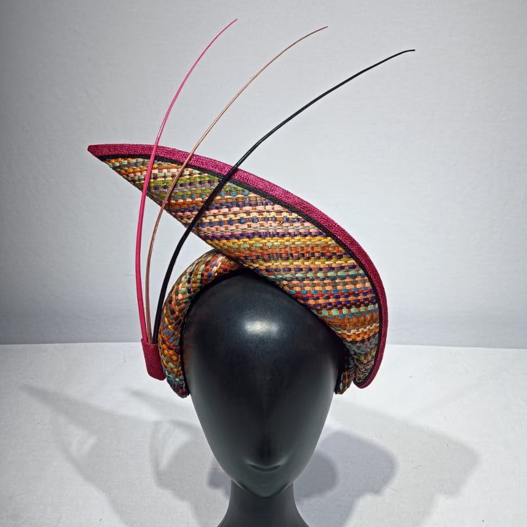 Women'S Fashion Visor - 12 peças/lote Chapéu de Palha Artesanal