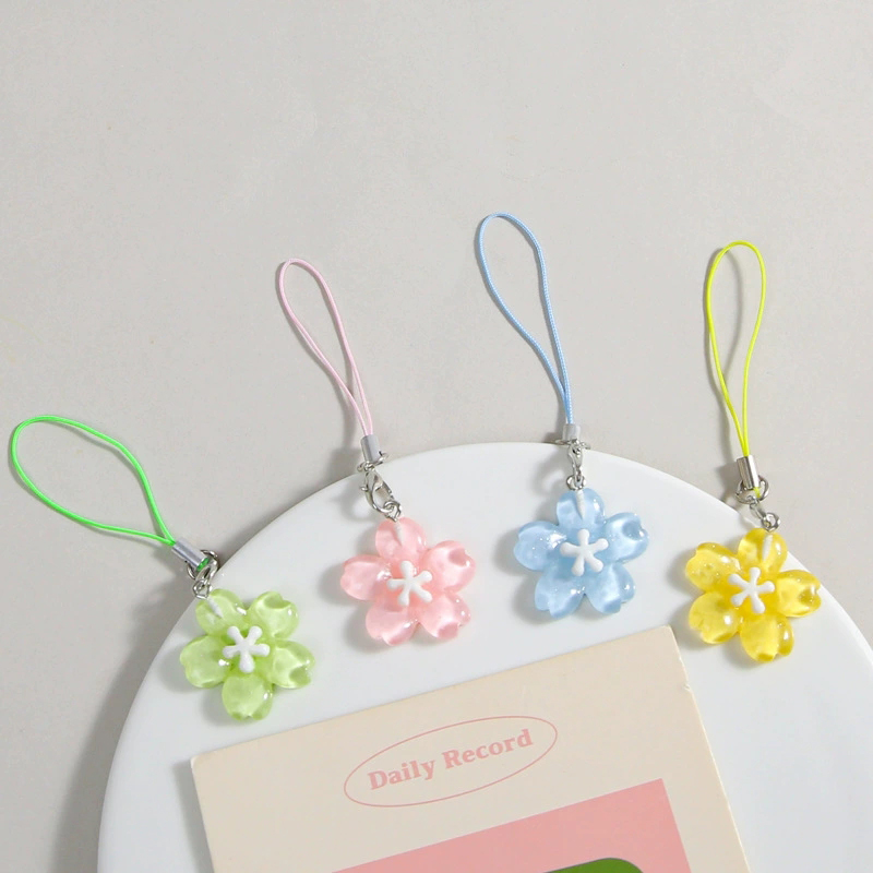 Women'S Fashion Korea - Correntes de Telefone com Flores de