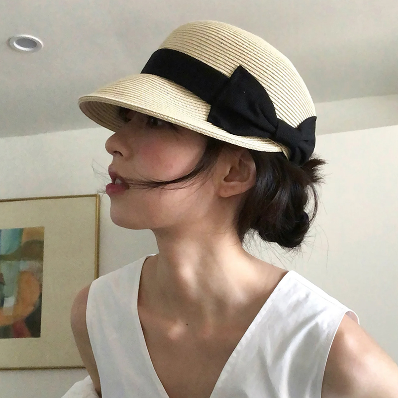 Straw Hat Summer - Chapéu de palha com cúpula de