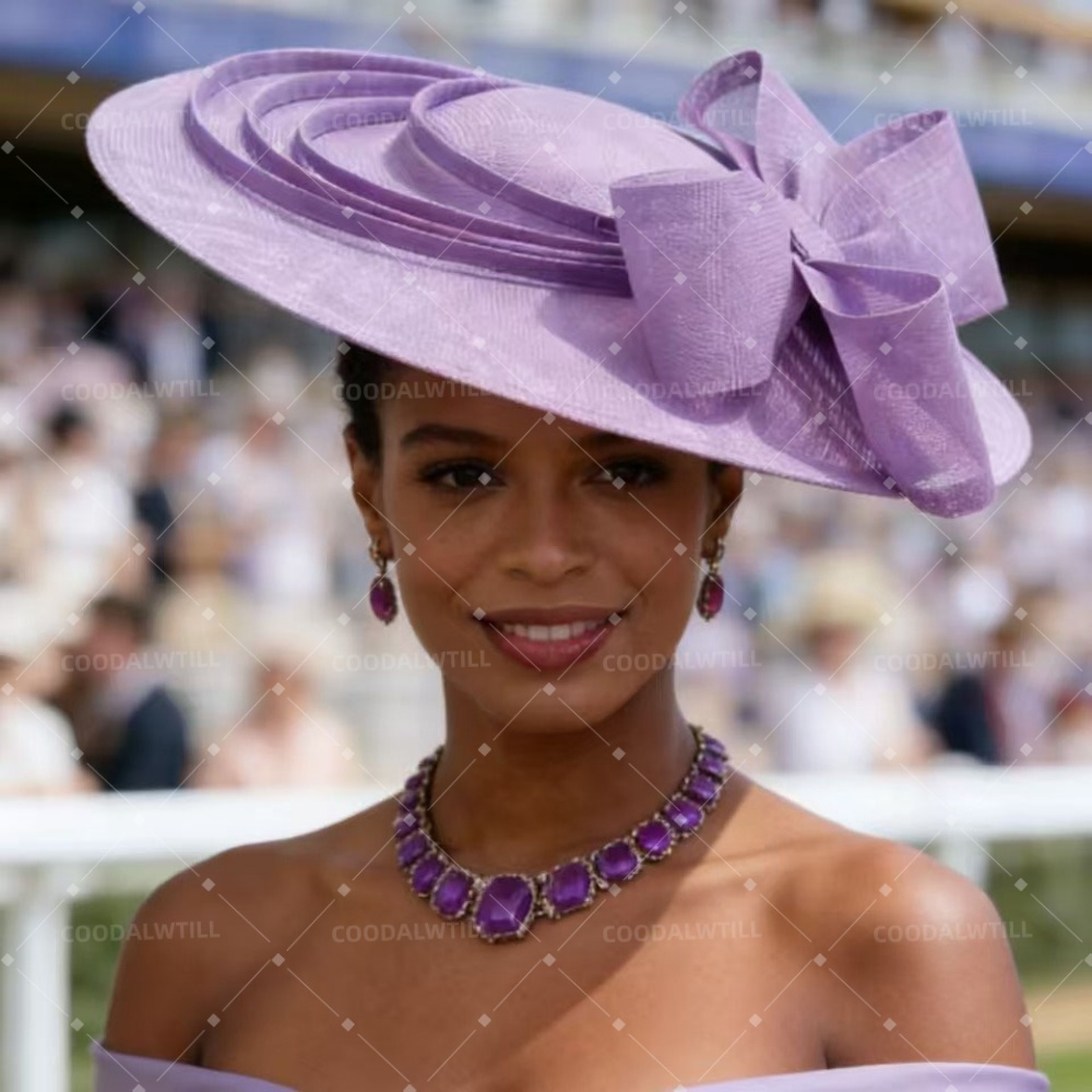 Chapéu Fascinator Grande com L - Women'S Fashion Visor avaliação e preço