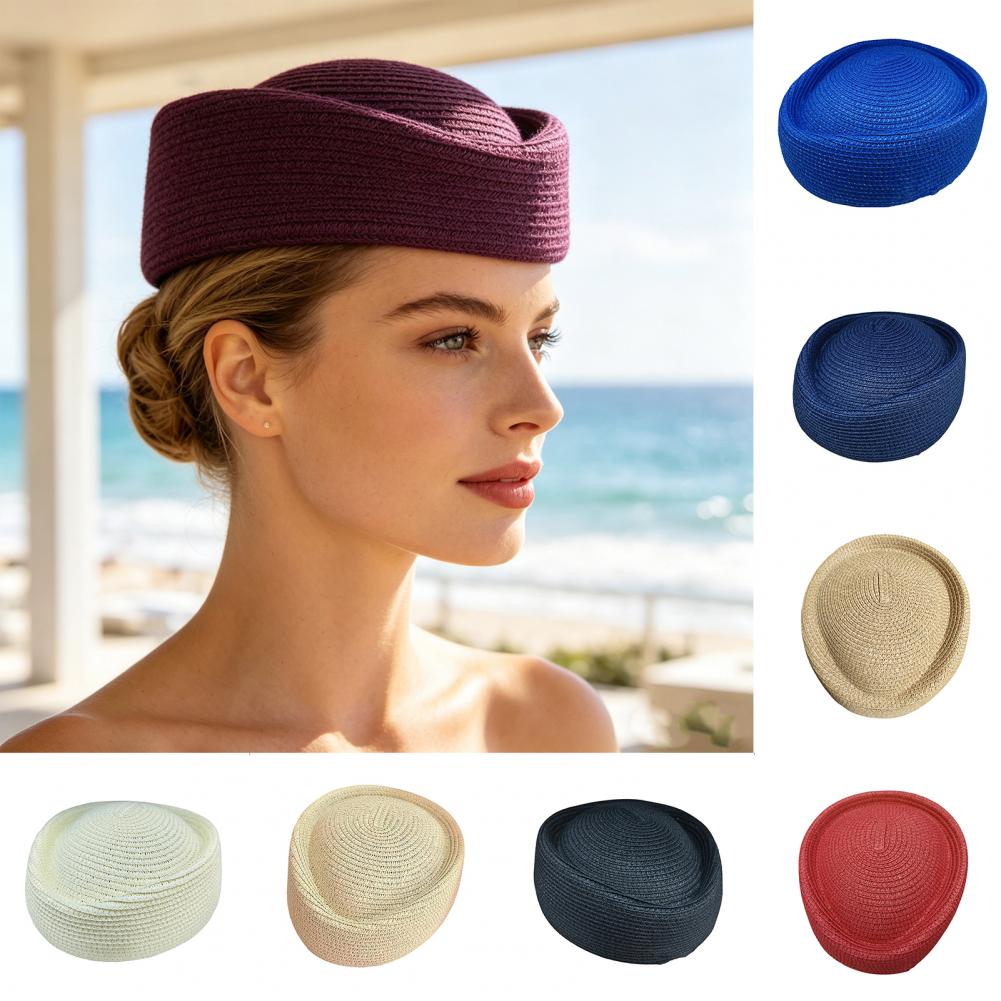 Chapéu Boina com Proteção UV,  - Straw Hat Summer avaliação e preço