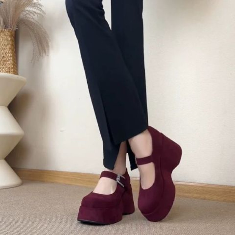 Sapatos Mary Jane de Plataform - Women'S Fashion Korea avaliação e preço