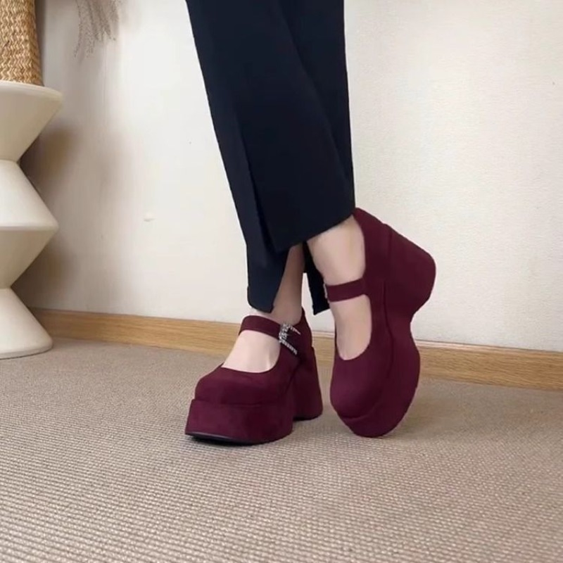 Sapatos Mary Jane de Plataform - Women'S Fashion Korea avaliação e preço