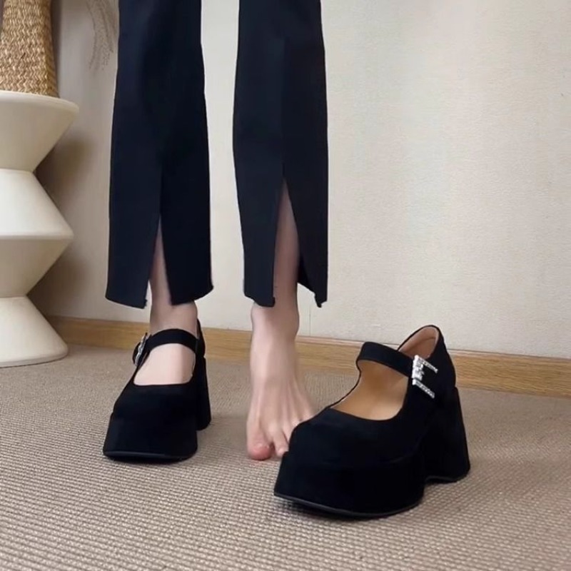 Sapatos Mary Jane de Plataform - Women'S Fashion Korea avaliação e preço