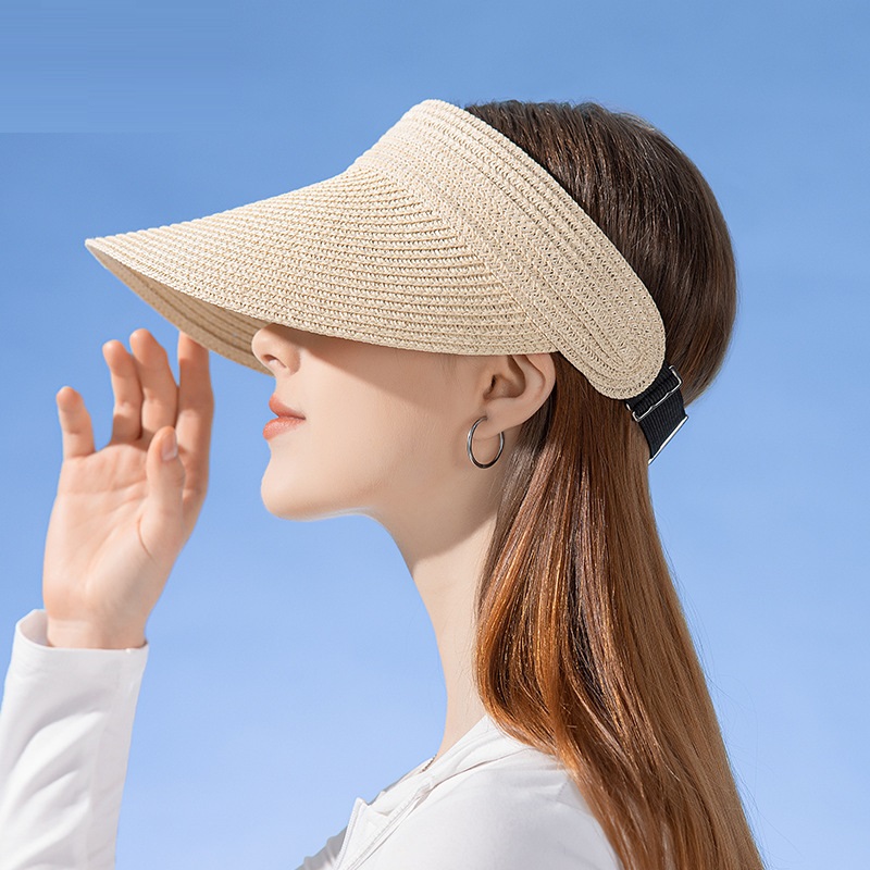 Chapéu de sol feminino upf50 d - Straw Hat Summer avaliação e preço