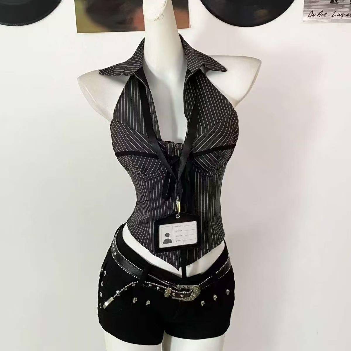 Conjunto de Shorts Vintage Est - Women Fashion Usa avaliação e preço