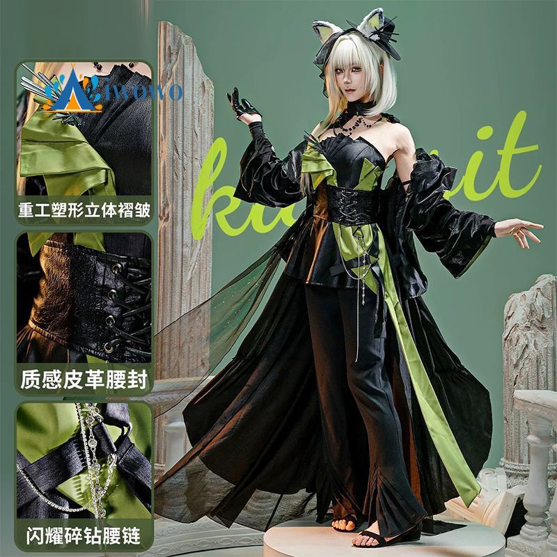 Fantasia de Cosplay Kal'tsit d - Women'S Fashion Magazines avaliação e preço