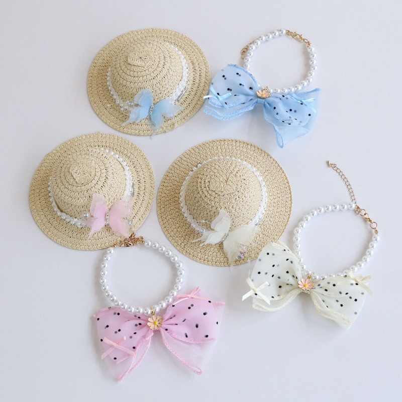 Chapéu de Palha para Animais d - Straw Hat Summer avaliação e preço