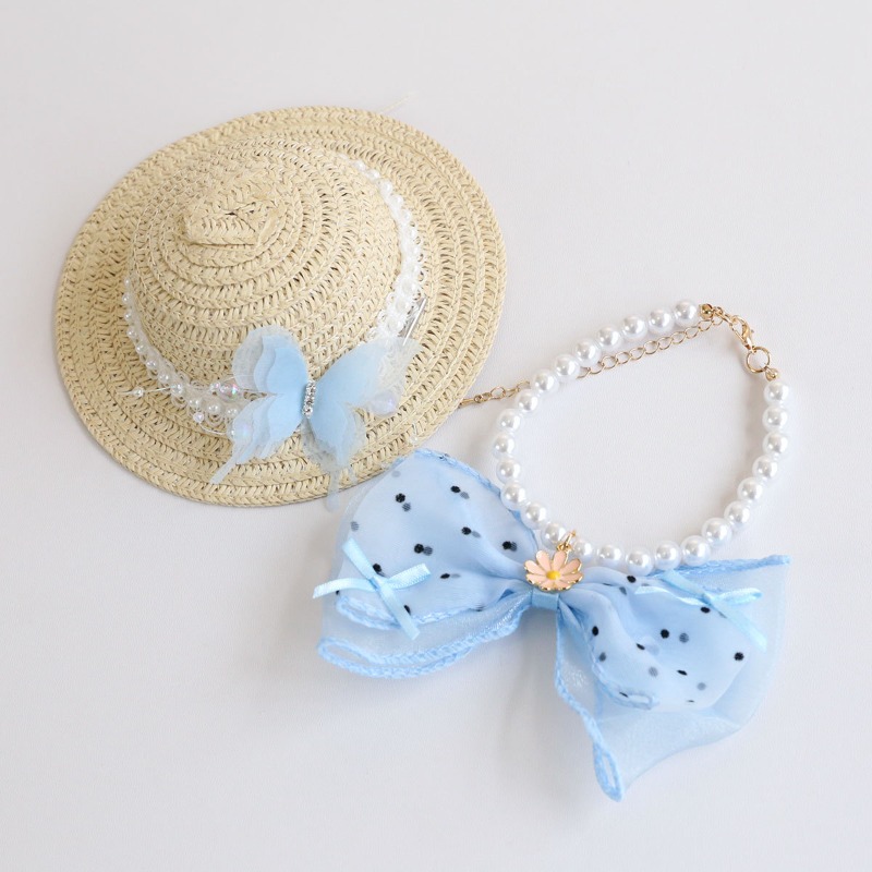 Chapéu de Palha para Animais d - Straw Hat Summer avaliação e preço