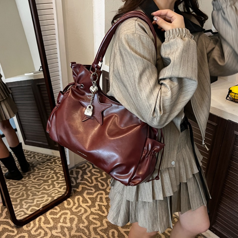 Bolsa Tote Vintage de Couro Ol - Women'S Fashion Magazines avaliação e preço