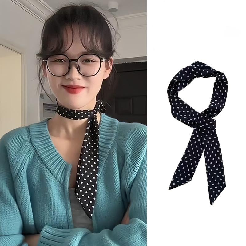 Lenço de Seda com Poás da Moda - Women'S Fashion Korea avaliação e preço