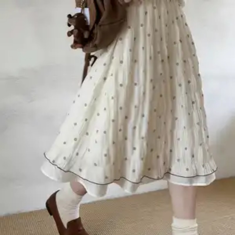 Saia Midi Feminina Estilo Fran - Women'S Fashion Umbrella avaliação e preço