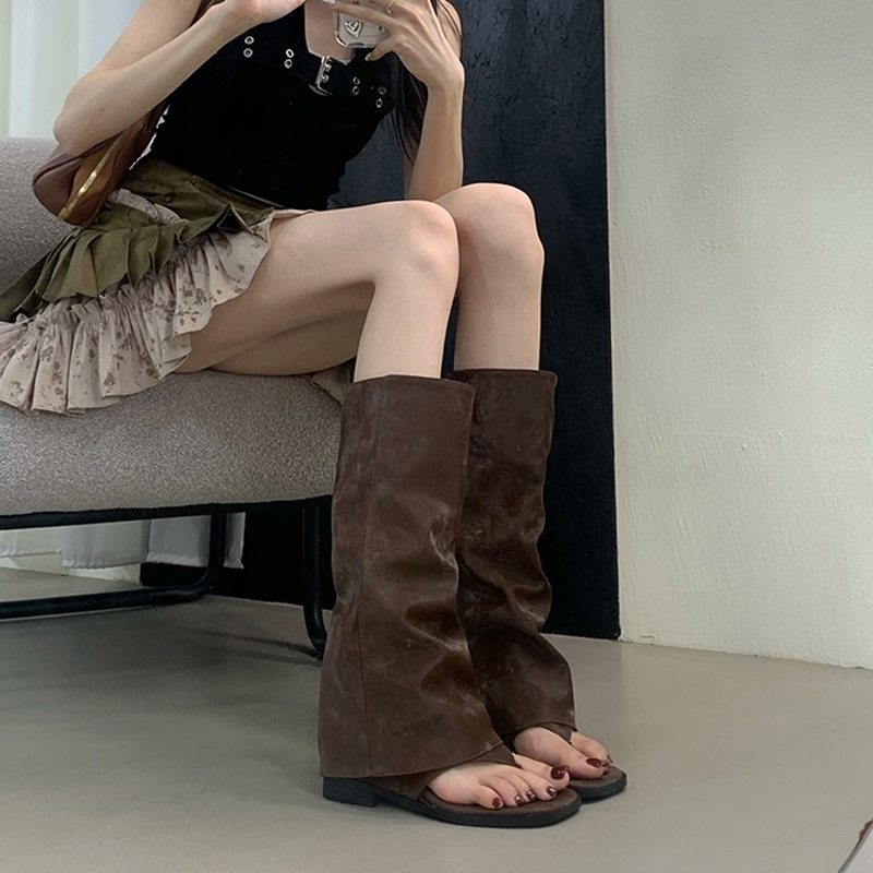 Botas Femininas Vazadas de Can - Women'S Fashion Korea avaliação e preço