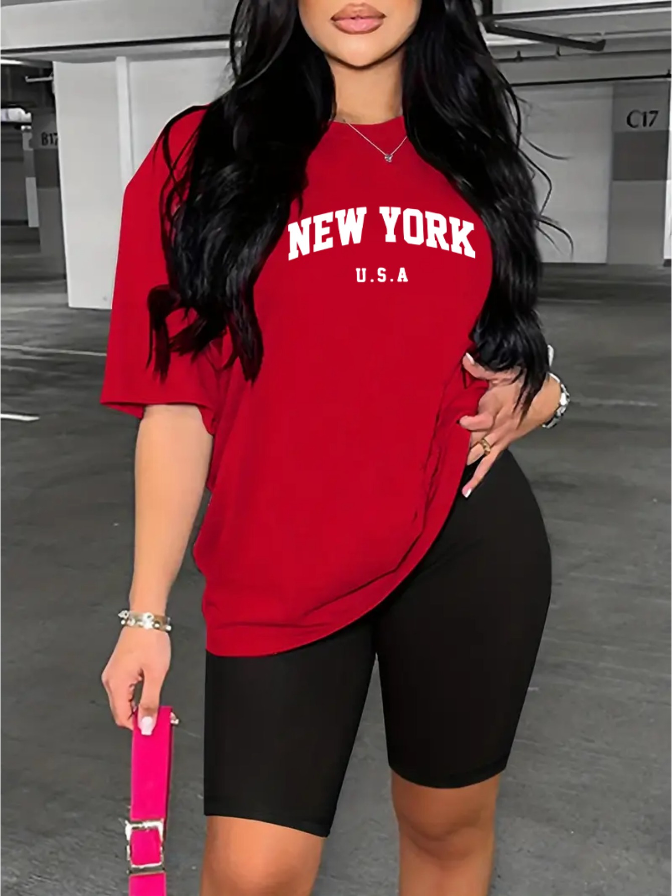 New York EUA Impressão Tshirt  - Women Fashion Usa avaliação e preço