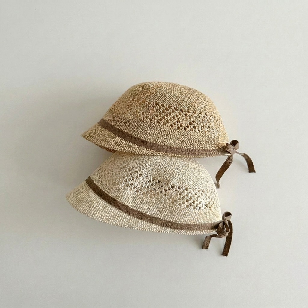 Boné infantil de verão, chapéu - Straw Hat Summer avaliação e preço